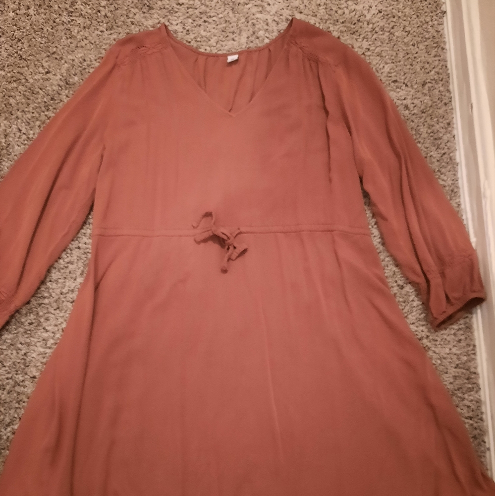 Old navy tan dress size womens XXL